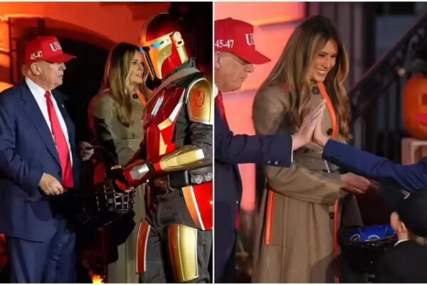 Watch: How Donald and Melania Trump celebrated Halloween; superheroes & lookalikes at White House
