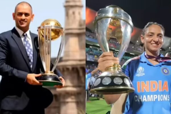 Iconic! Harmanpreet Kaur recreates MS Dhoni’s famous pose with World Cup trophy at Gateway of India | Cricket News