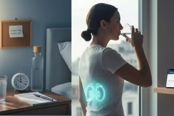 Water timing that helps your kidneys: Why spaced sips beat late-night chugs