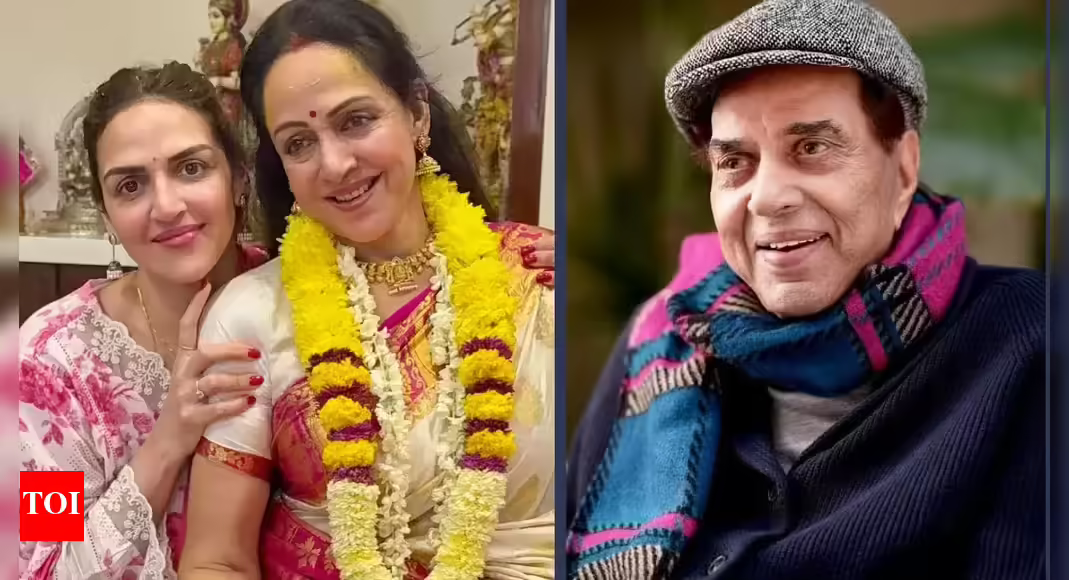 Esha Deol and Hema Malini dismiss Dharmendra's fake death news: Relieved fans pray for actor's speedy recovery, 'Aap jld se jld apne ghar aye' |