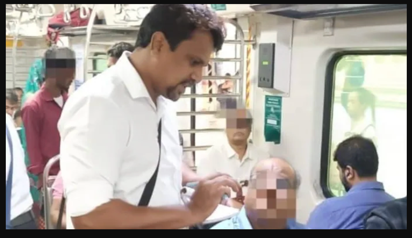 Mumbai Local Passengers Caught With AI Generated Fake Tickets - Trak.in