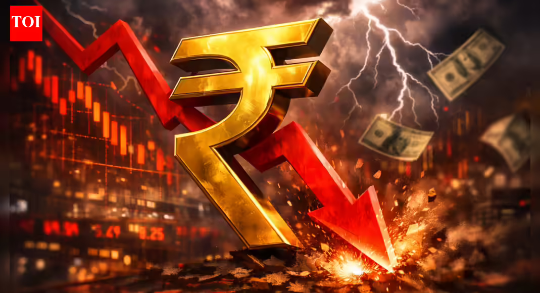 Historic low! Rupee breaches 91-mark for the first time; currency reaches 91.07 against US dollar
