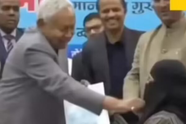 Nitish’s act sets off hijab row in J&K; Omar, PDP trade fire | Srinagar News