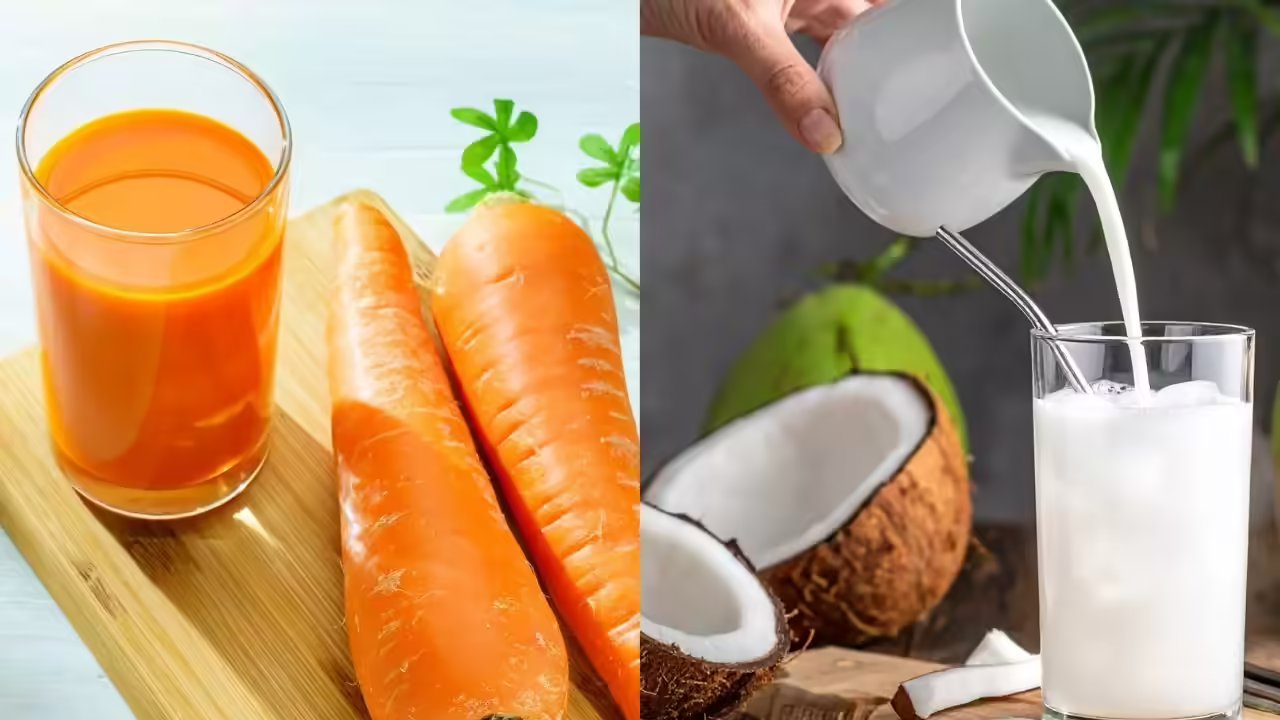 Carrot juice with coconut milk benefits for digestion