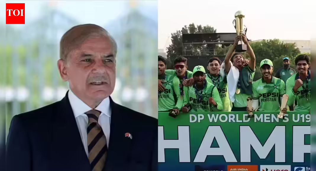 Pakistan PM Shahbaz Sharif announces cash reward for U19 Asia Cup winners; each player to be given PKR 10 million | Cricket News