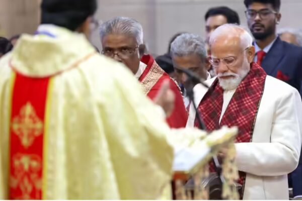 Hymns, carols, morning prayers: How PM Modi celebrated Christmas — see pics, watch video | India News