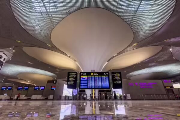 Navi Mumbai International Airport begins operations: 48 flights, 4k passengers on day one; first IndiGo flight lands from Bengaluru