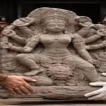 Jammu and Kashmir: Fisherman recovers stone sculpture of goddess from Jhelum | India News