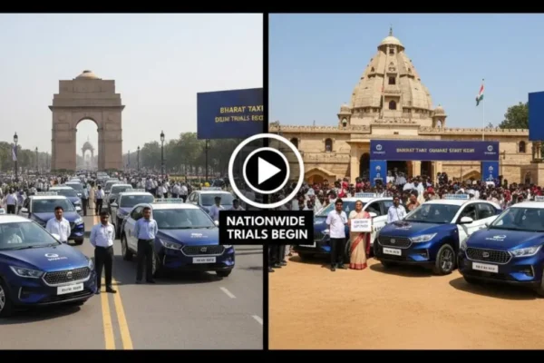 Bharat Taxi Begins Trials in Delhi and Gujarat