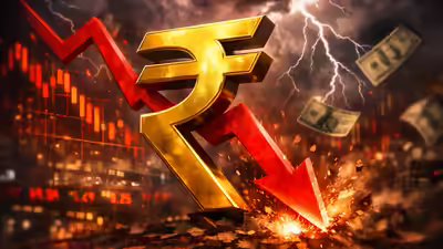 Historic low! Rupee breaches 91-mark for the first time; currency reaches 91.07 against US dollar