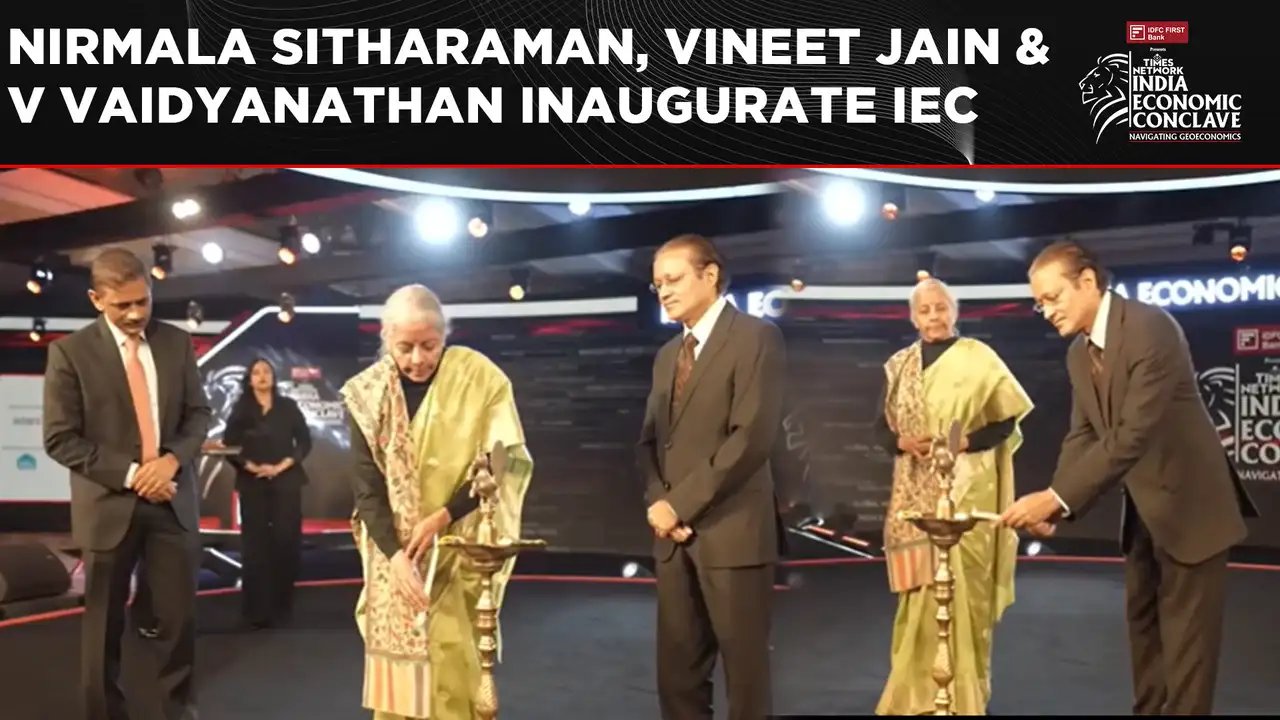 Nirmala Sitharaman, Vineet Jain & V Vaidyanathan Inaugurate India Economic Conclave 2025 | Specials