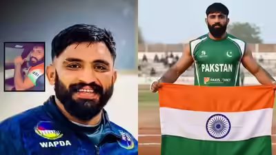 Pakistan kabaddi player wears Indian jersey, waves tricolour; banned indefinitely