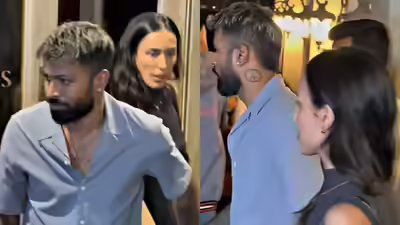 Watch: Hardik Pandya wins hearts after ignoring abusive fan during dinner date with girlfriend Mahieka Sharma