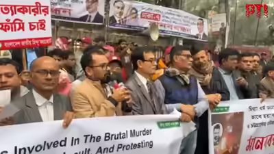 Watch: Hindu group protests in Dhaka; demand action over minority lynchings in Bangladesh