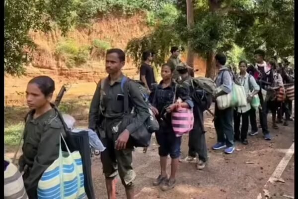 63 Maoists surrender in Chhattisgarh's Dantewada | India News