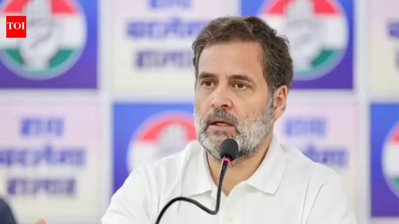 'SIR turned into weapon': Rahul attacks BJP, says EC key accomplice in 'vote chori' conspiracy | India News
