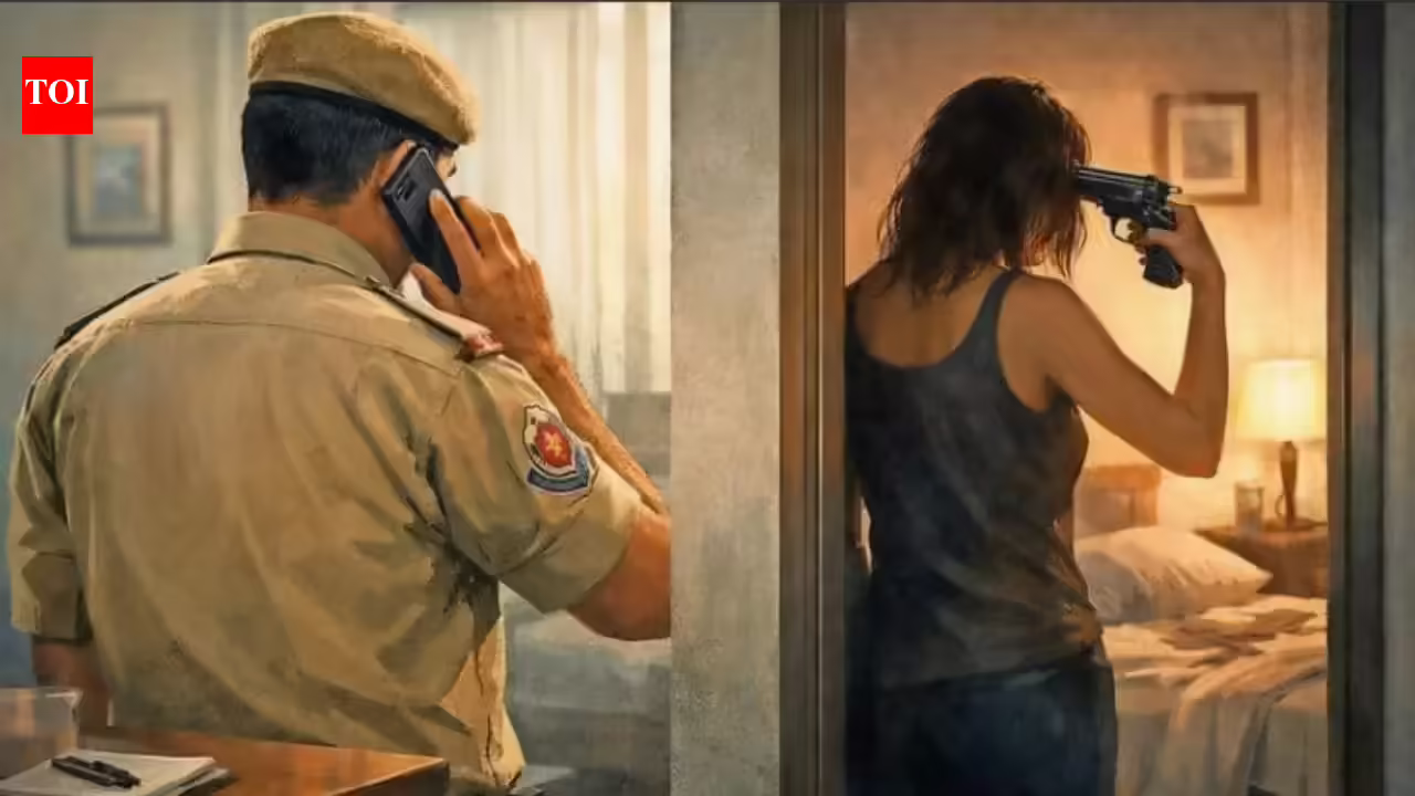 Delhi cop held after girlfriend shoots self dead with his service pistol in Noida Extension | Noida News