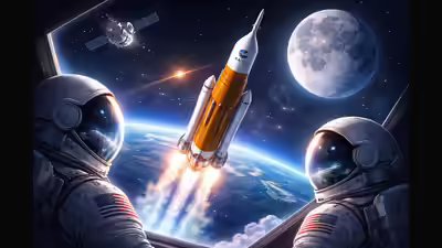 Moon-bound again: 4 astronauts will fly farther than anyone since 1970s