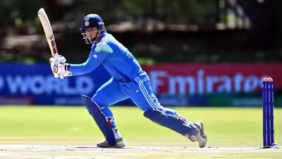 Vaibhav Sooryavanshi. (Photo/ICC) Under-19 World Cup: Vaibhav Sooryavanshi, Aaron George shine as India outgun Afghanistan by seven wickets to reach final