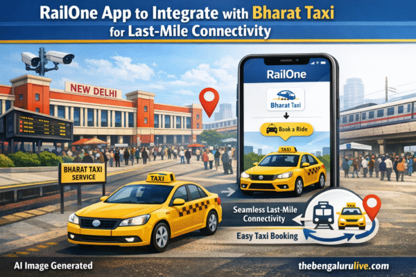 RailOne App To Integrate With Bharat Taxi For Enhanced Last-Mile Connectivity At New Delhi Railway Station | TheBengaluruLive - Bengaluru/Bangalore News