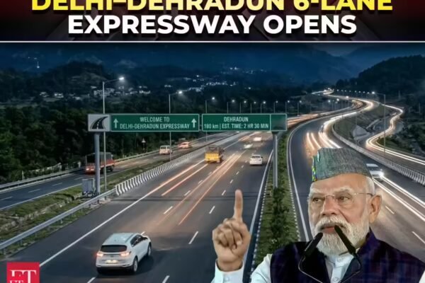 delhi dehradun expressway: Delhi to Dehradun in 2.5 hours via a high-speed, eco-sensitive expressway - The Economic Times Video