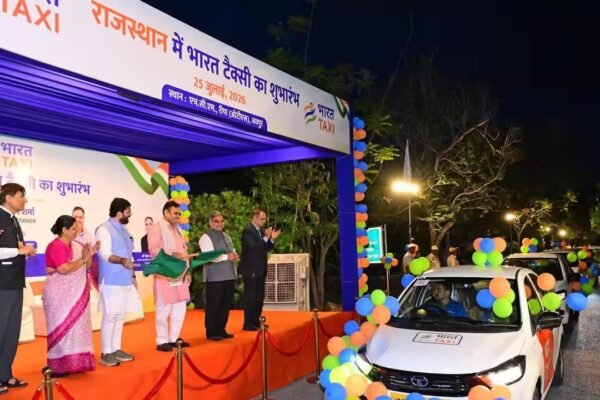 CM launches Bharat Taxi in Jaipur | Jaipur News