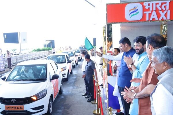 Cooperative ride-hailing service BHARAT TAXI launched at NMIA