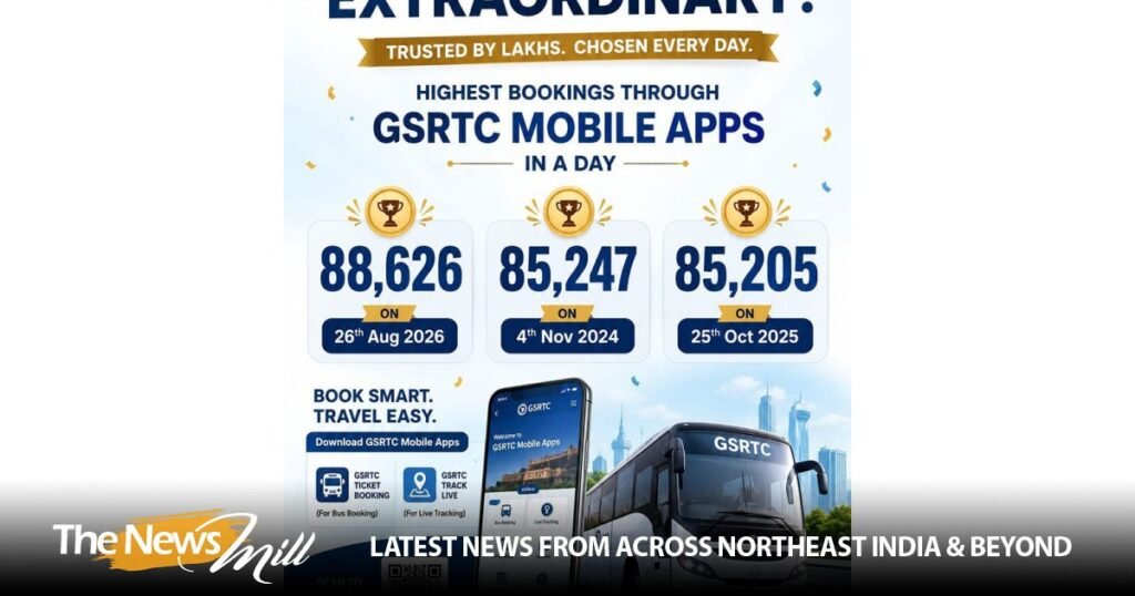 GSRTC sets single-day record with 88,626 advance mobile ticket bookings