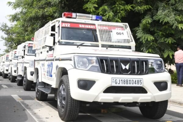 Gujarat Flags Off 500 New Janrakshak Vehicles